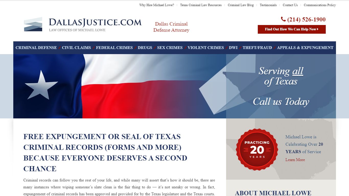 FREE EXPUNGEMENT OR SEAL OF TEXAS CRIMINAL RECORDS (FORMS ...